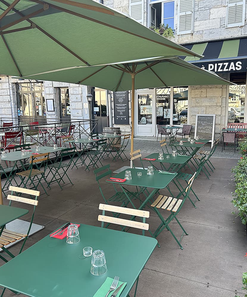 Pizzeria à Arbois - Le Comptoir à Pizzas - Terrasse