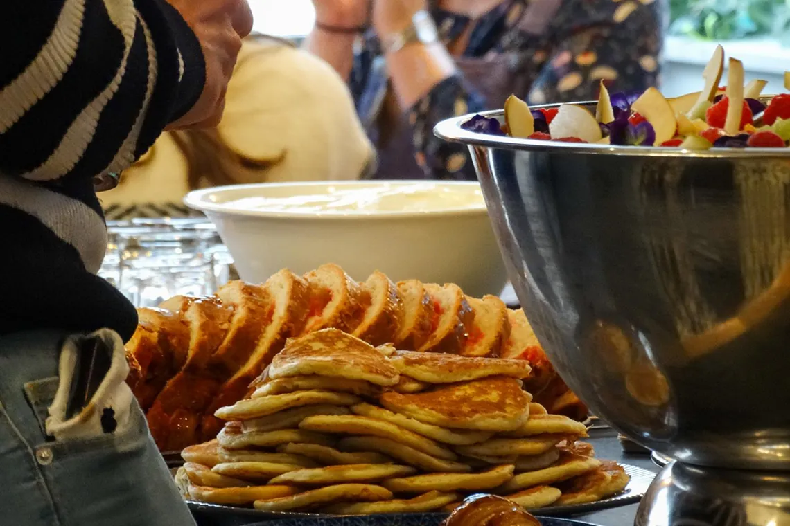 Restaurant Arbois Brunch du dimanche à Arbois (Jura) Petit-déjeuner Pancakes